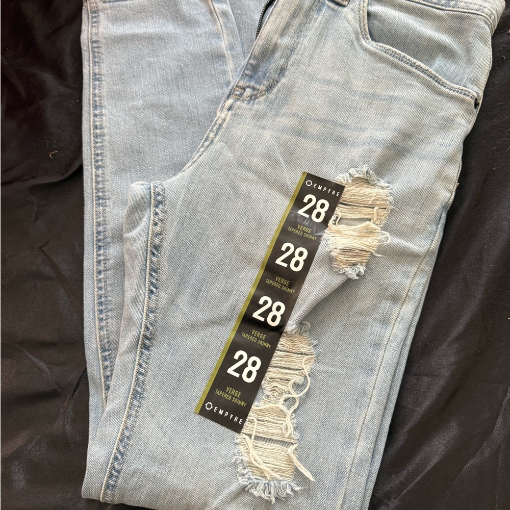 Empyre Light Blue Distressed Jeans